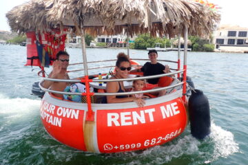 Tiki BBQ Boat Small