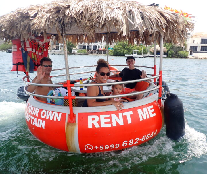 Tiki BBQ Boat Small